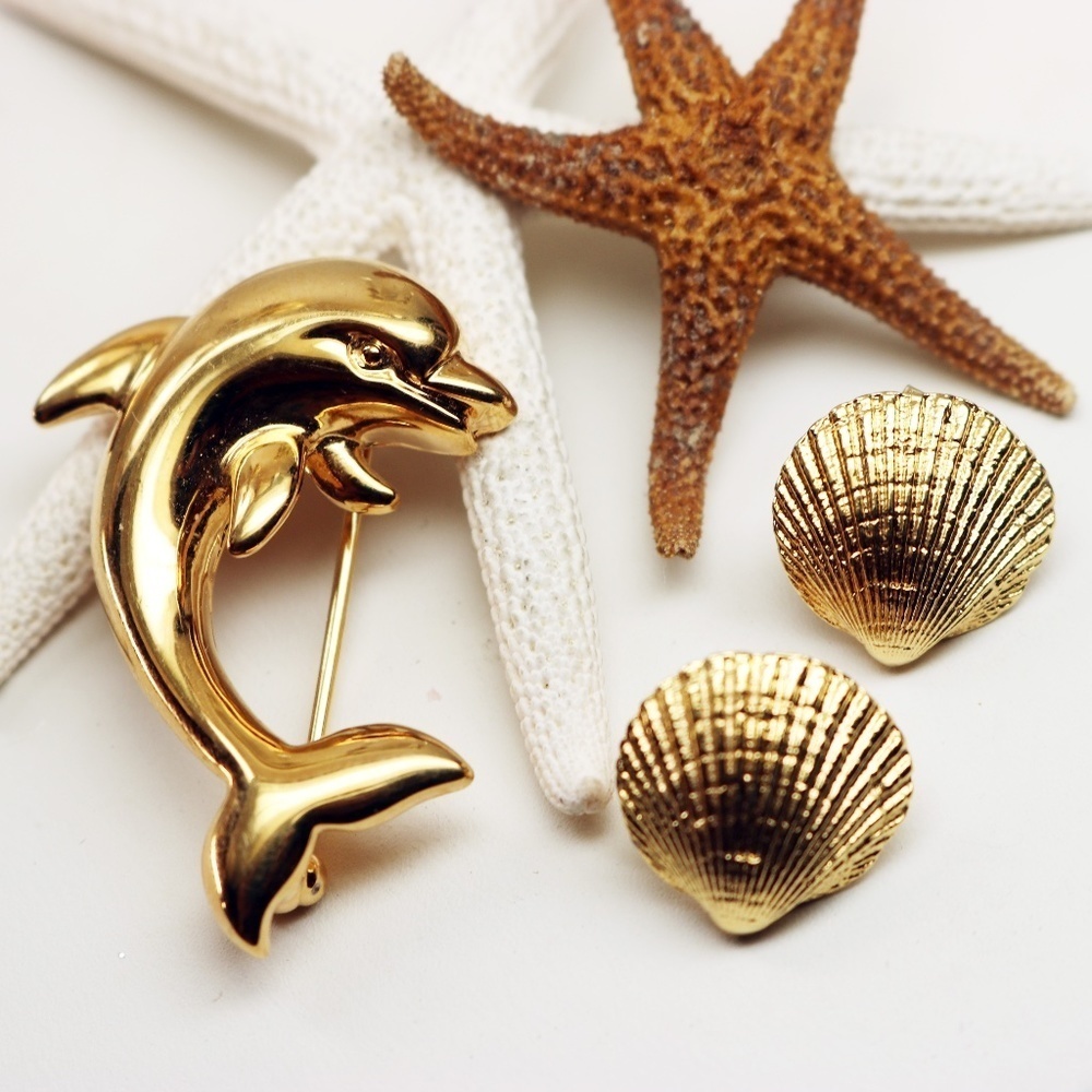 Vintage Napier Dolphin Brooch